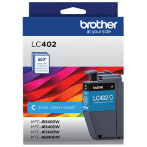 Brother LC402CS cartucho de tinta 1 pieza(s) Original Rendimiento estándar Cian Brother LC402CS cartucho de tinta 1 pieza(s) Original Rendimiento estándar Cian