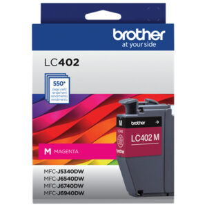 Brother LC402MS cartucho de tinta 1 pieza(s) Original Rendimiento estándar Magenta Brother LC402MS cartucho de tinta 1 pieza(s) Original Rendimiento estándar Magenta
