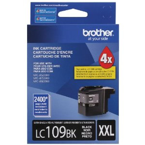 Brother LC-109BK cartucho de tinta 1 pieza(s) Original Extra (Súper) alto rendimiento Negro Brother LC-109BK cartucho de tinta 1 pieza(s) Original Extra (Súper) alto rendimiento Negro