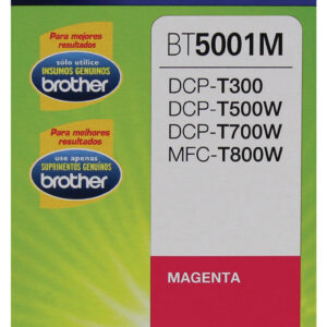 Brother BT5001M cartucho de tinta 1 pieza(s) Original Extra (Súper) alto rendimiento Magenta Brother BT5001M cartucho de tinta 1 pieza(s) Original Extra (Súper) alto rendimiento Magenta