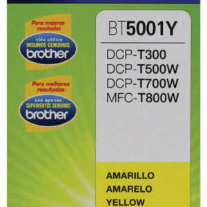 Brother BT5001Y cartucho de tinta 1 pieza(s) Original Extra (Súper) alto rendimiento Amarillo Brother BT5001Y cartucho de tinta 1 pieza(s) Original Extra (Súper) alto rendimiento Amarillo