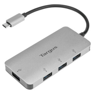 Targus ACH226BT hub de interfaz USB 3.2 Gen 1 (3.1 Gen 1) Type-C 5000 Mbit/s Plata Targus ACH226BT hub de interfaz USB 3.2 Gen 1 (3.1 Gen 1) Type-C 5000 Mbit/s Plata